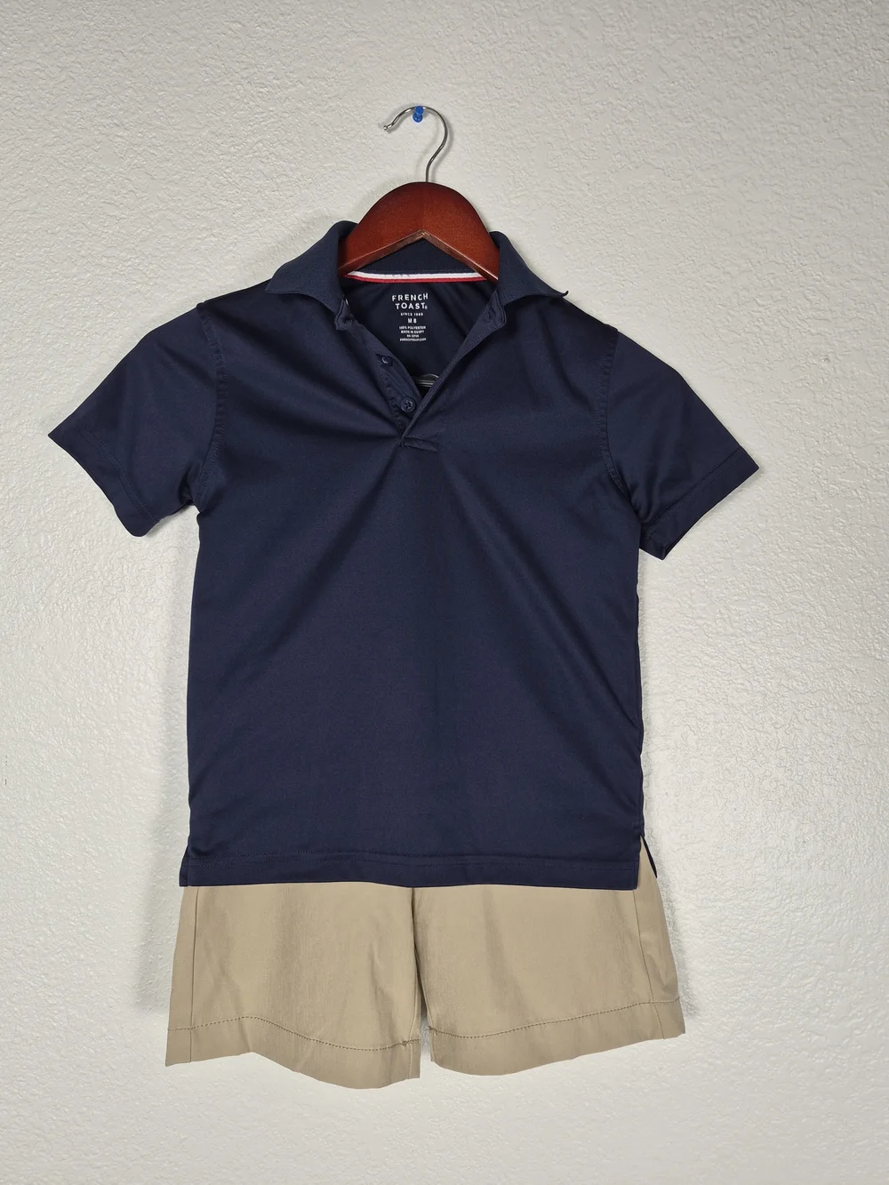 French Toast Top Boys' Khaki Quick-Dry School Shorts  Size 8